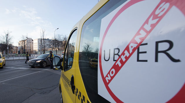 The provincial government said the fracas was caused by "extremely aggressive" cabbies, adding that Gauteng transport minister Ismail Vadi was hurried away from the scene/XINHUA-File