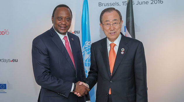 Mohamed said the UN Secretary General who met with President Kenyatta in Brussels on Wednesday/PSCU