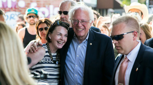 "We are going to fight hard to win the primary in Washington, DC," he told supporters in California, referring to the final nomination contest next Tuesday/AFP