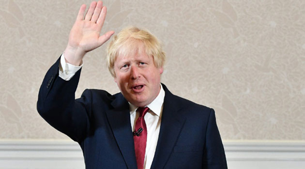 Brexit campaigner and former London mayor Boris Johnson announces that he won't run for prime minister, at a press conference in central London on June 30, 2016/AFP