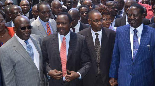 CORD later sent their demands to State House and Wiper leader Kalonzo Musyoka pointed out that they will wait for a response before issuing a comprehensive statement on the matter/FILE