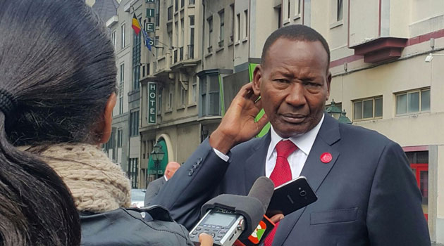 Nkaissery refuted the claims from Brussels where is accompanying President Uhuru Kenyatta on an official visit/OLIVE BURROWS