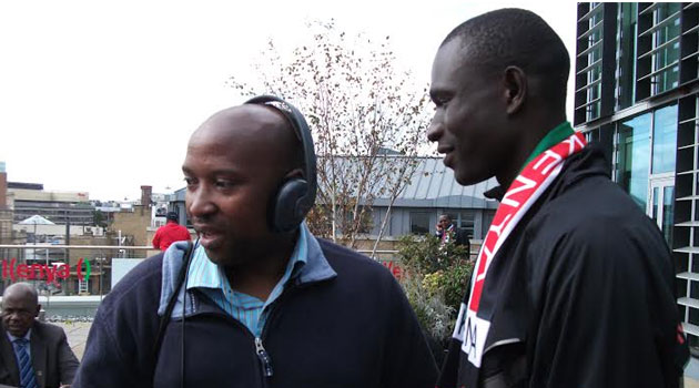 Mbaluto (left) has been involved in charities like Sacoma where he used drama and news to increase awareness of the HIV/AIDS pandemic in London ending up with an award from the UK National Health Service and UNESCO/COURTESY