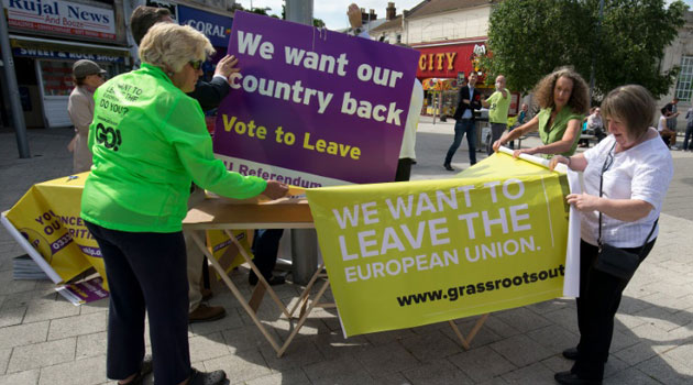 The prospect of Britain becoming the first state to defect from the EU in the bloc's 60-year history has raised fears of a domino-effect collapse of the European project/AFP