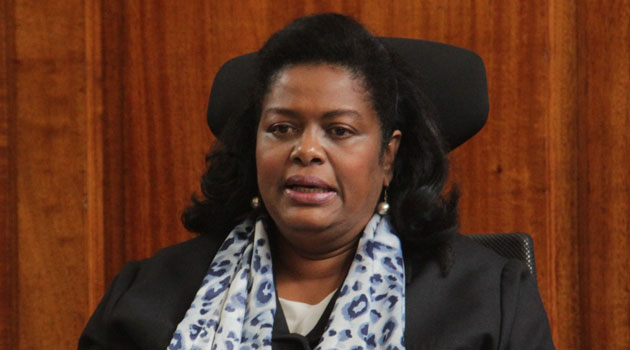 Justice Ndungu is aggrieved following the decision to probe her conduct over the manner in which she handled an election petition filed by Kanu Secretary General Nick Salat in which she deliberated on the retirement age of judges/FILE