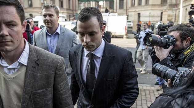 The text message was sent to a cousin of the double-amputee, Arnoldus Pistorius, on June 16, the day after the end of the former athlete's pre-sentencing hearing/FILE