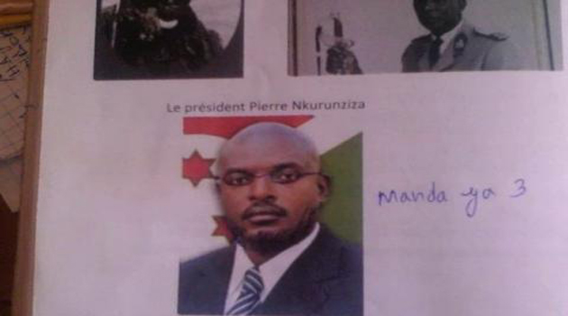 Burundi school suspends 300 students for defacing president photo/AFP