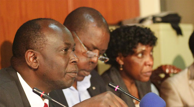 Justice and Legal Affairs Committee Chairman Samuel Chepkonga and Constitution Implementation Oversight Committee Chairman Njoroge Baiya said they had stopped the commencement of the public hearing for two weeks/FILE