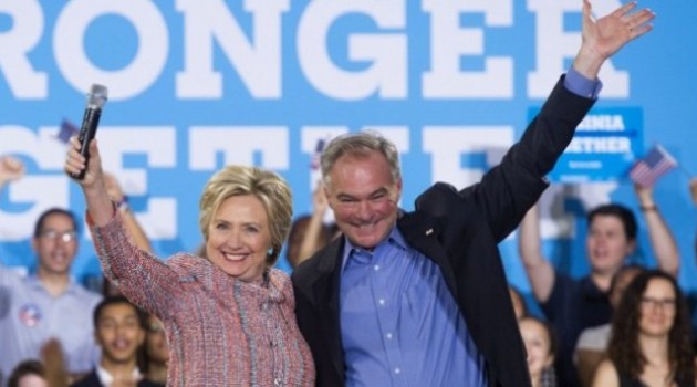 US Senator Tim Kaine is seen as a leading contender for Hillary Clinton's vice presidential pick/AFP