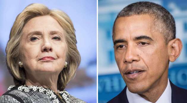  President Obama and Hillary Rodham Clinton - AFP/Getty Images