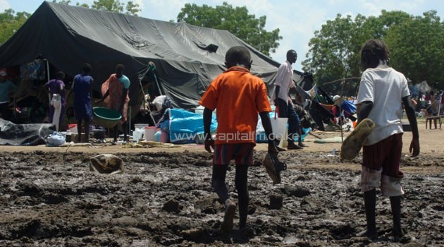 Fighting raged for four days in the South Sudanese capital Juba, leaving hundreds dead and forcing 40,000 to flee their homes/AFP