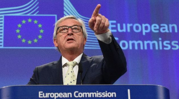 European Commission chief Jean-Claude Juncker during a joint press conference at the EU Headquarters in Brussels on June 24, 2016/AFP