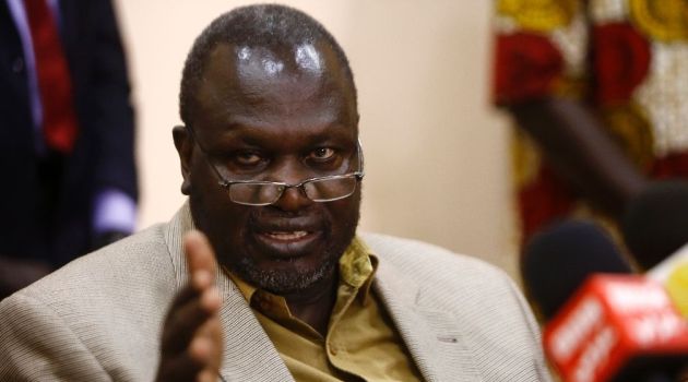 South Sudan rebel leader Riek Machar returned to Juba in April 2016/AFP