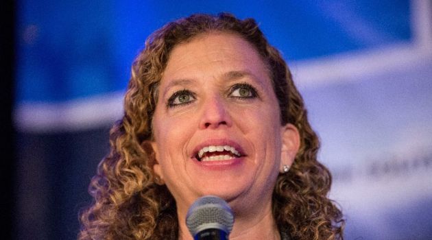 Debbie Wasserman Schultz, will "step down as Democratic party chair at the end of this convention," she said in a statement on the eve of the Democratic National Convention/AFP