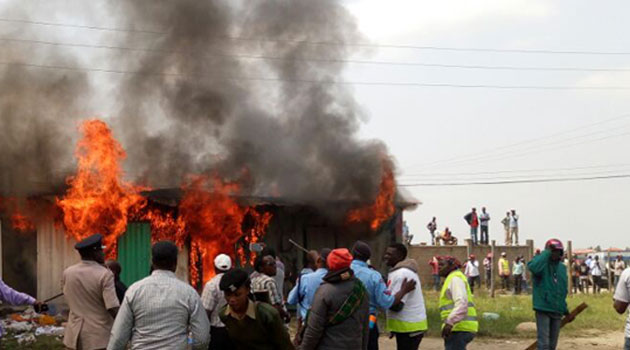 He is accused of inciting youths - mainly motorcyclists - to torch the AP camp last week. Photo/FILE