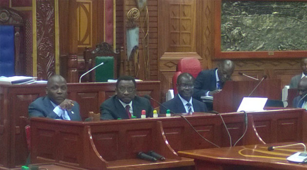 A ruling read by Committee Co-Chairmen, Meru Senator Kiraitu Murungi and Siaya Senator James Orengo, said that the probe into the allegations facing the commission will continue, citing that no rights of the commissioners had been violated/CFM NEWS
