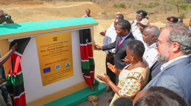 Speaking during the launch on Thursday, Devolution Cabinet Secretary Mwangi Kiunjuri, stated that the government recognises better drought management as one of the essential foundations/COURTESY