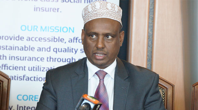 NHIF Board Chairman Mohamud Ali stated that the surgical package which was not previously covered is the latest addition to procedures covered, after dialysis and cancer treatment/MUTHONI NJUKI