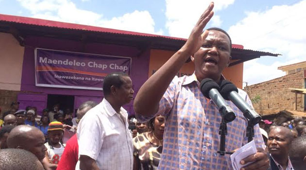 The Machakos Governor has in the past stated that the Maendeleo Chap Chap movement wave is 'unstoppable' as it brought a paradigm shift in Ukambani politics/FILE