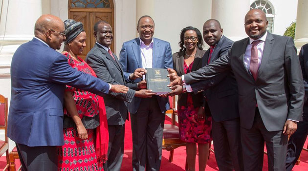 President Kenyatta thanked members of the committee for their exemplary work delivered against a background of tight deadlines/PSCU