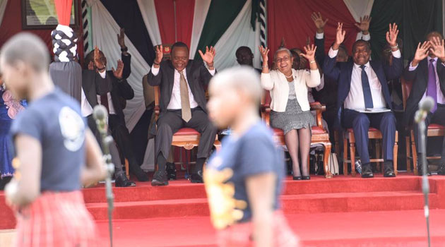 The extension of the waiver for private school’s students for the KCPE and KCSE exams from next year was announced by President Uhuru Kenyatta at State House, Nairobi/PSCU