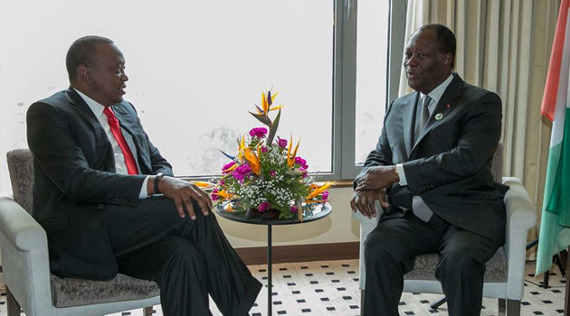 President Kenyatta said the Cote d'Ivore leader is a long-time friend of Kenya as he had been key to country's development since his days at the International Monetary Fund (IMF)/PSCU