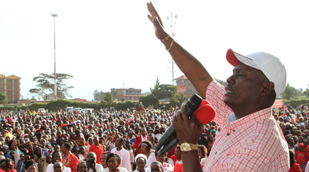 Kiambu Governor William Kabogo at the weekend garnered the support of artistes who endorsed him for a second term/CFM NEWS