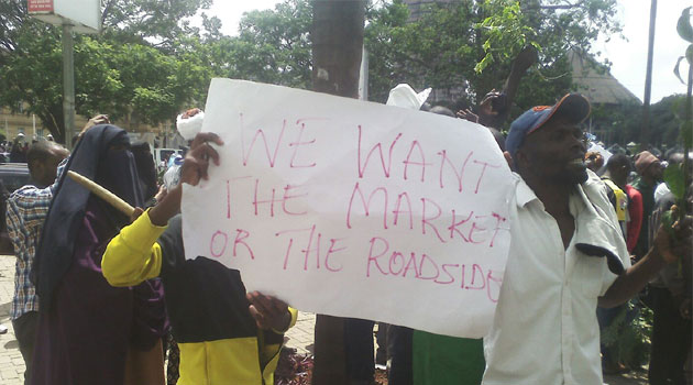 The hawkers contend that their livelihood is dependent on hawking in the area, saying any action to move them from the site will impact them negatively/FILE