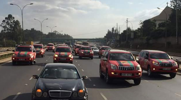 Branded 4x4 vehicles on the streets of nairobi/CFM NEWS