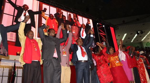 Some of those who have defected from the rival Orange Democratic Movement included Mpuri Aburi, Stephen Kariuki, Joseph Lekuton, Said Mwashetani, Mustafa Idd and Gideon Mung'aro/CFM NEWS