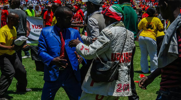 Thousands gathered at the Kasarani Stadium on Saturday for the launch of the Jubilee Party/DJ JOE MFALME