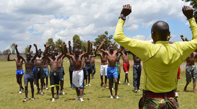 A statement from the Ministry of Defence stated that candidates are required to be Kenyan citizens between 18 and 26 years old being physically and medically fit according to KDF standards/FILE