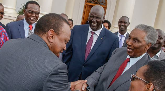 Among his last public appearances was at State House, Nairobi on August 9 when he led a group of Maasai leaders to join the Jubilee Party/PSCU-File