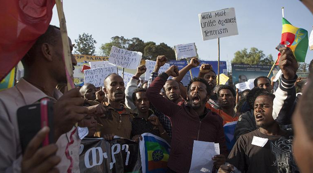  Ethiopia is facing its biggest anti-government unrest in a decade, from the majority Oromo and Amhara ethnic groups which feel marginalised by a minority-led government. Photo/AFP-FILE.