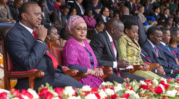 President Kenyatta listed three generation of heroes dating to pre-independence days, thanking them for their service to the country/PSCU