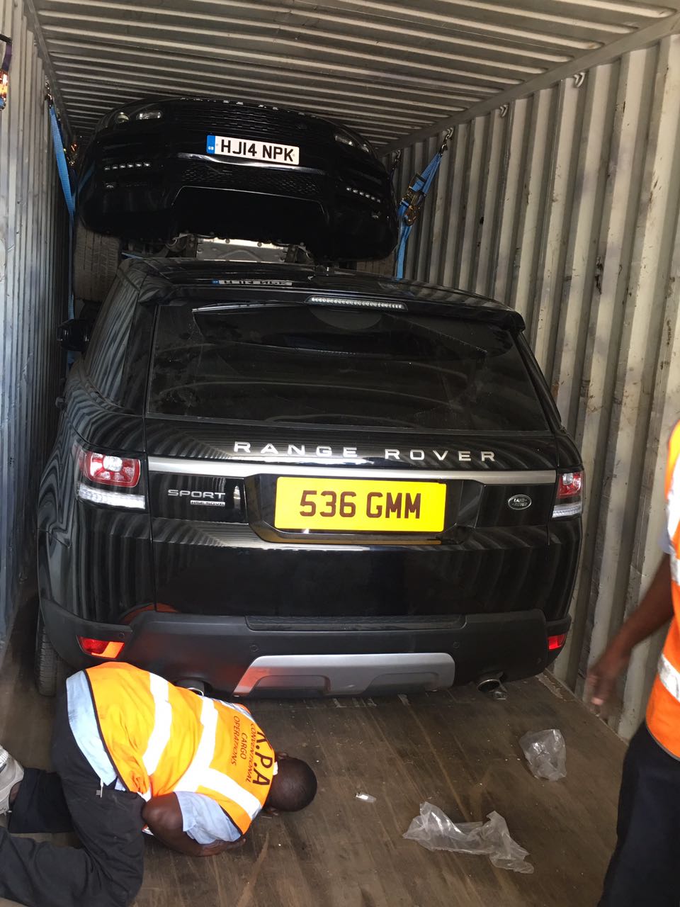 The two vehicles had been hidden in a 40 foot container imported from  United Kingdom and was destined for Uganda/CFM NEWS