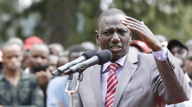 The Deputy President was speaking today when he joined other Christians for a Sunday Mass at the  Mogogosiek grounds in Bomet County.  Photo/DPSCU.