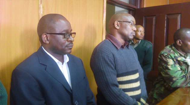 Shadrack Mubea, former Agriculture and Fisheries Executive and Chief Officer David Nyaga were charged with irregularly conferring a benefit of Sh30. 8 million to Jomo Kenyatta University of Agriculture and Technology/CFM NEWS