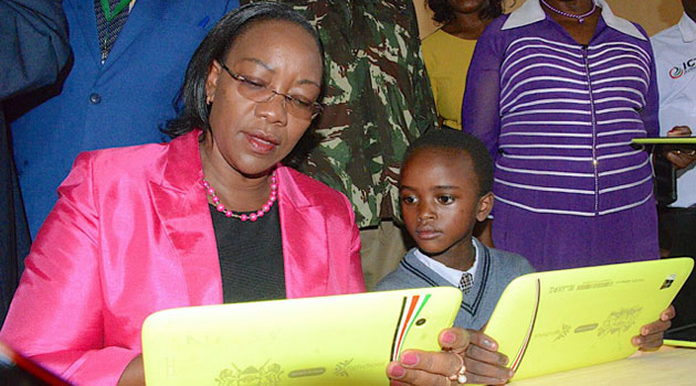 She also launched County’s Digital Literacy Program and issued 78 learning tablets for class one pupils at the school, which was said to be the best performing public school in the region having registered a mean score of 275 points in last year’s KCPE/CFM NEWS