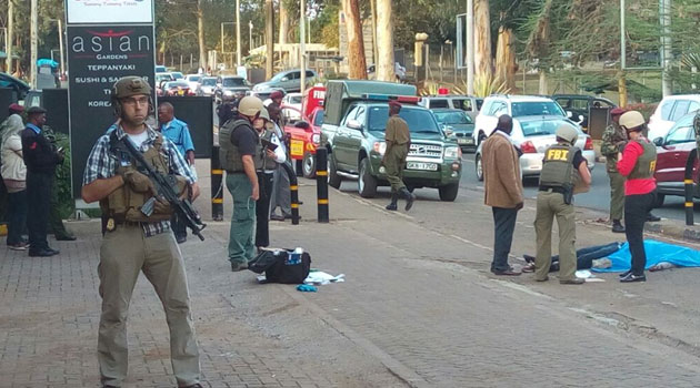 The shooting occurred at the entrance of the VISA section on UN Avenue in Gigiri/MOSES MUOKI