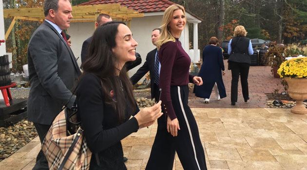 Ivanka met and interacted with students at the Founders Academy Public Chartered School in Manchester, NH/MICHAEL MUMO