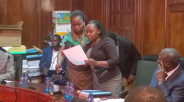 Kabura who became a public figure for all the wrong reasons also told the members that her business relations with NYS were through former Devolution Cabinet Secretary Ann Waiguru, who was her friend/LABAN WANAMBISI