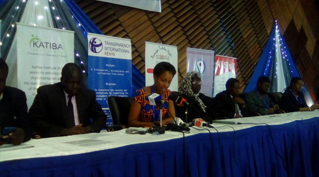 Addressing a press conference on the sidelines of the Annual Conference on Human Rights and Good Governance, Executive Director of the Institute of Social Accountability Wanjiru Gikonyo, urged stakeholders in the health sector to review the Collective Bargaining Agreement/JEREMIAH WAKAYA