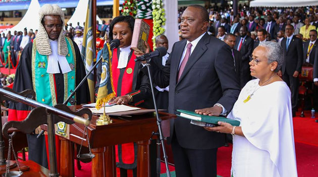 Image result for uhuru during 2018 swearing in ceremony