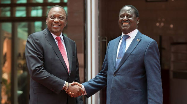 Image result for raila and uhuru