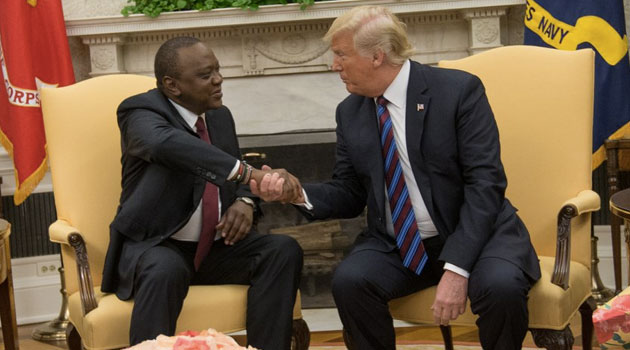 Image result for Uhuru Trump