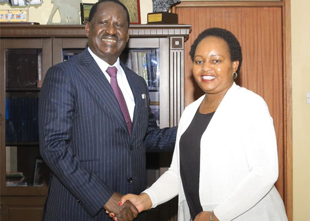 Image result for Raila and Waiguru