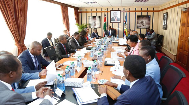 Matiangi Chairs First Cabinet Committee At Harambee House