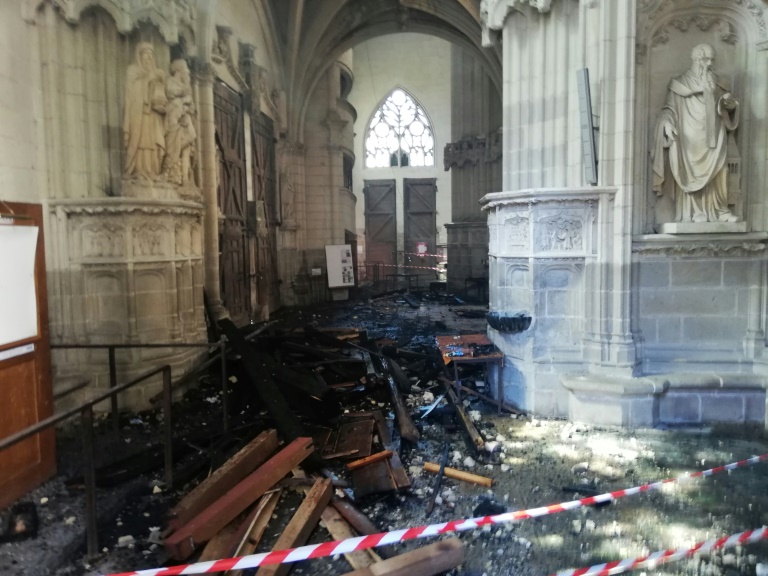 Man questioned over Nantes cathedral fire » Capital News