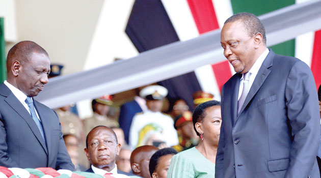 Kila siku ng'we ng'we ng'we....Uhuru takes on Ruto over daily attacks of  govt » Capital News